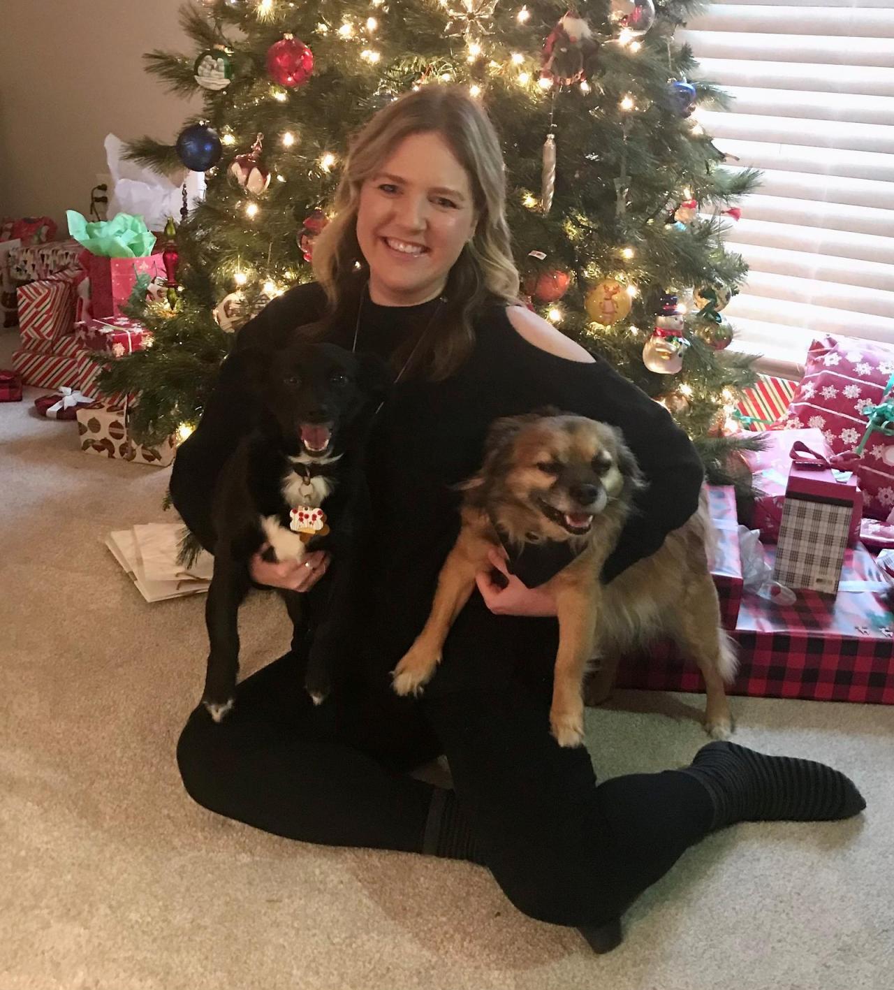 Image of Ashley Clark and her dog